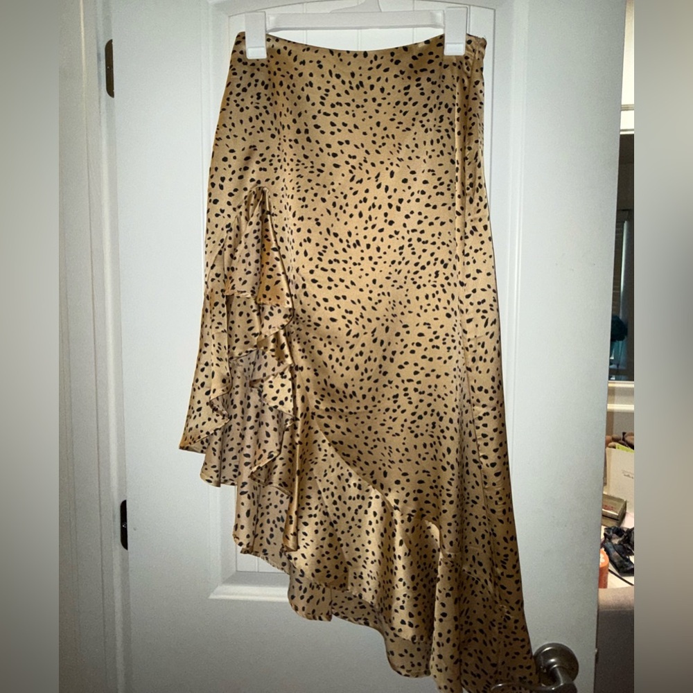 Cheetah Silky skirt